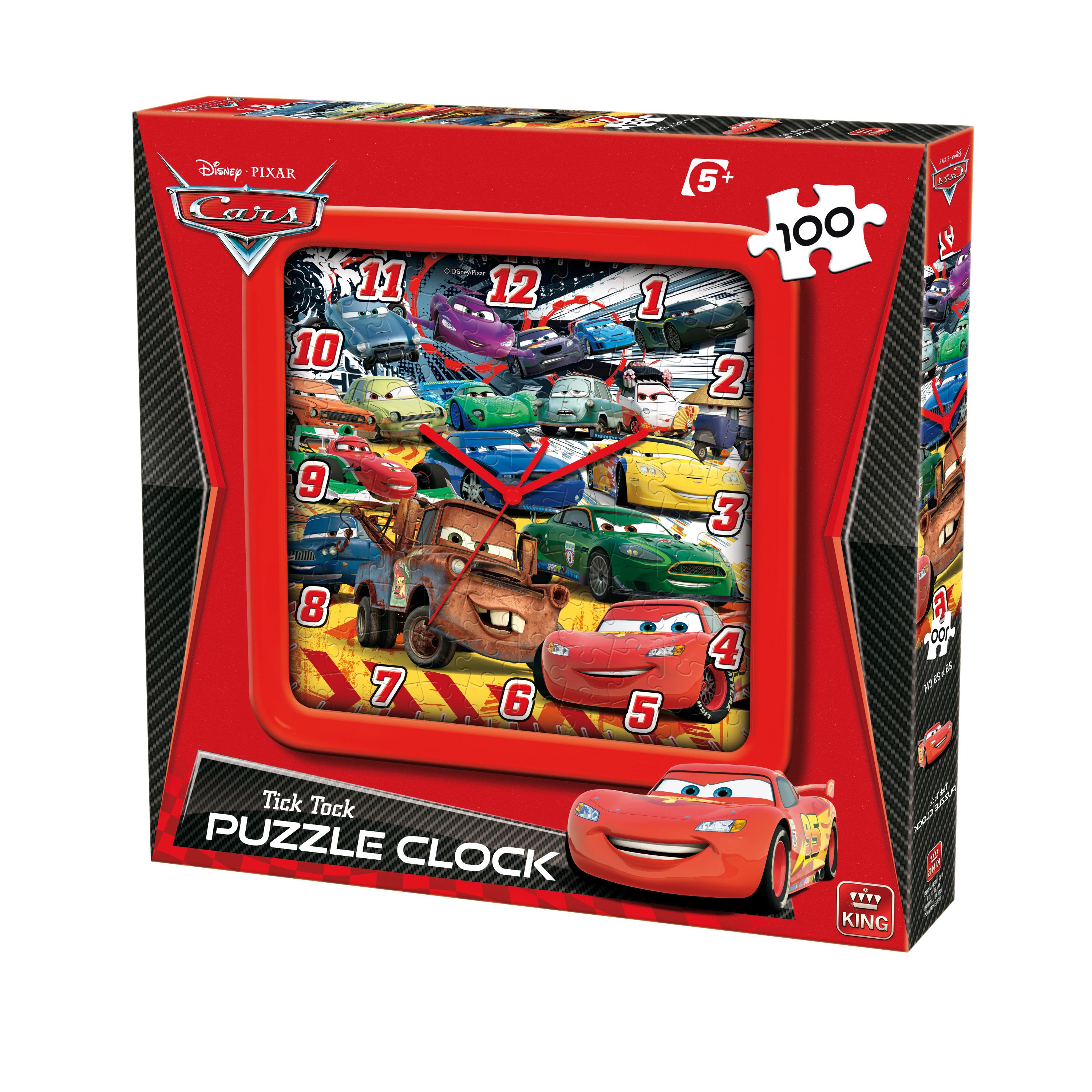 King Puzles-pulkstenis CARS art.5096 |
